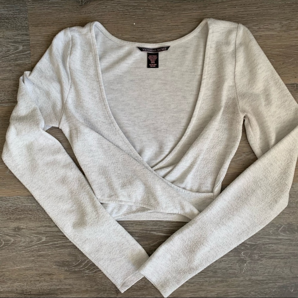 Victoria’s Secret Cropped Criss-cross Long Sleeve